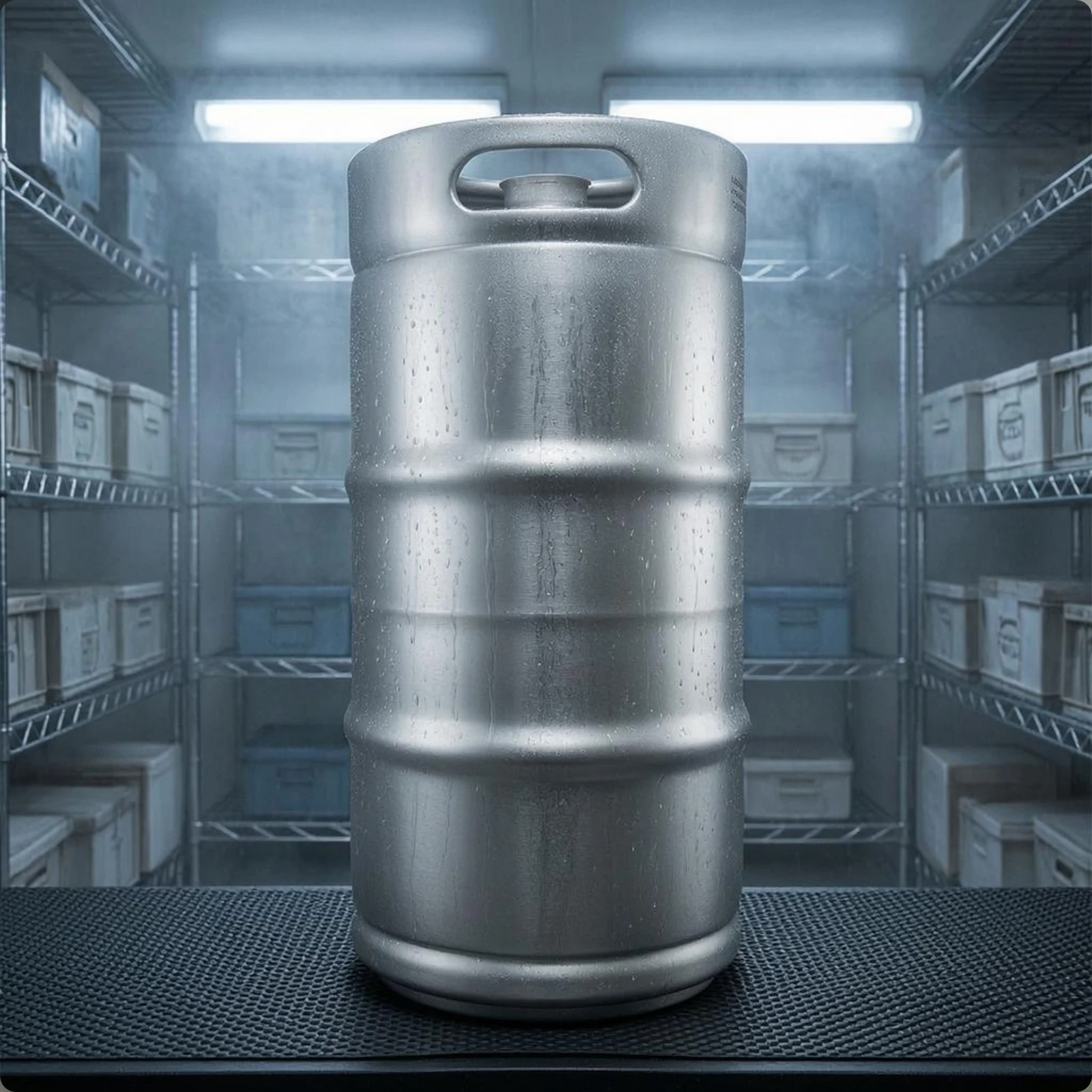 

30 L Beer Keg Rounded Shoulders Stainless Steel Beer Keg Beverage Equipment Cylindrical