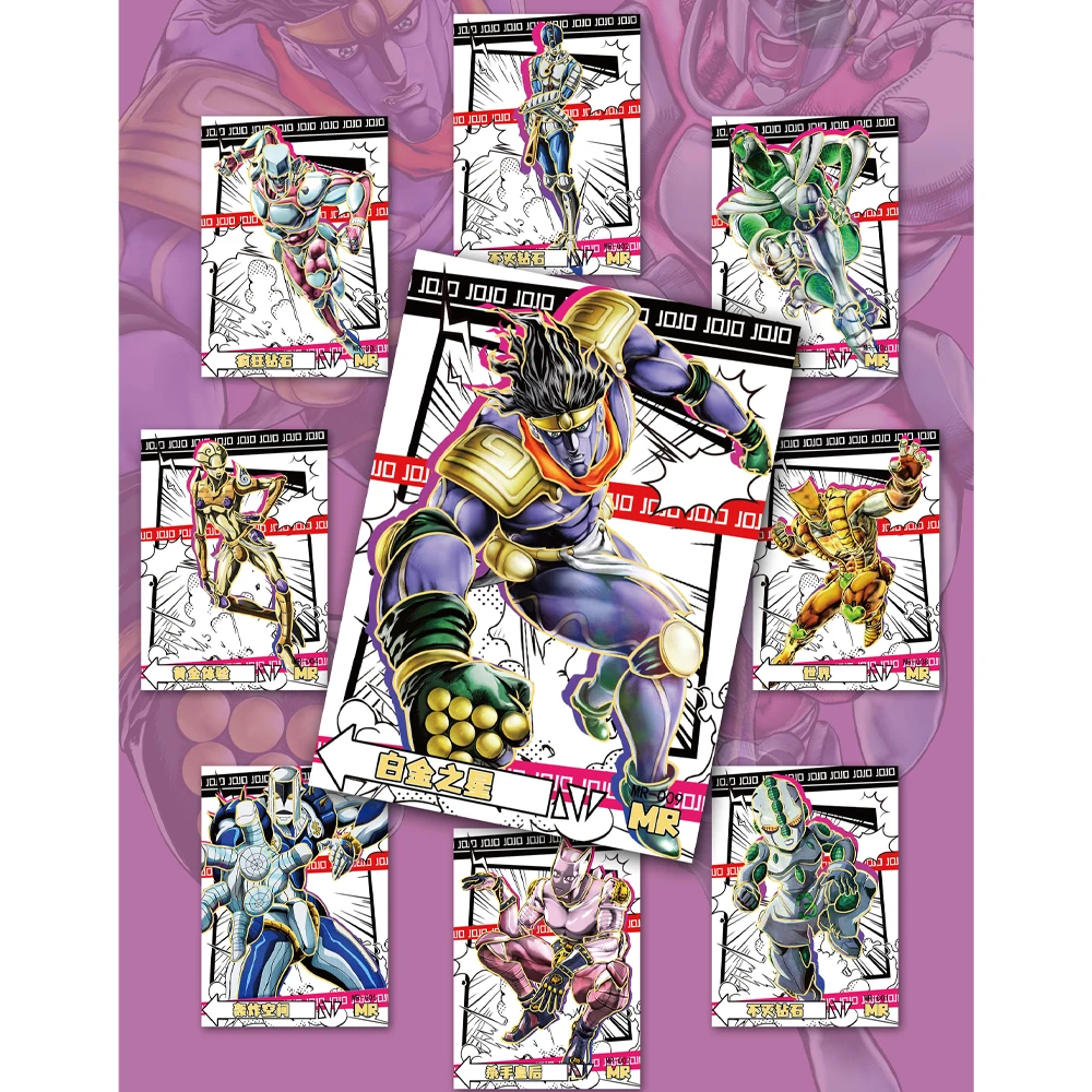 Japanese Anime JoJo Bizarre Adventure Character Collection Rare Cards Characters Collection Cards Hobby Game Collectibles