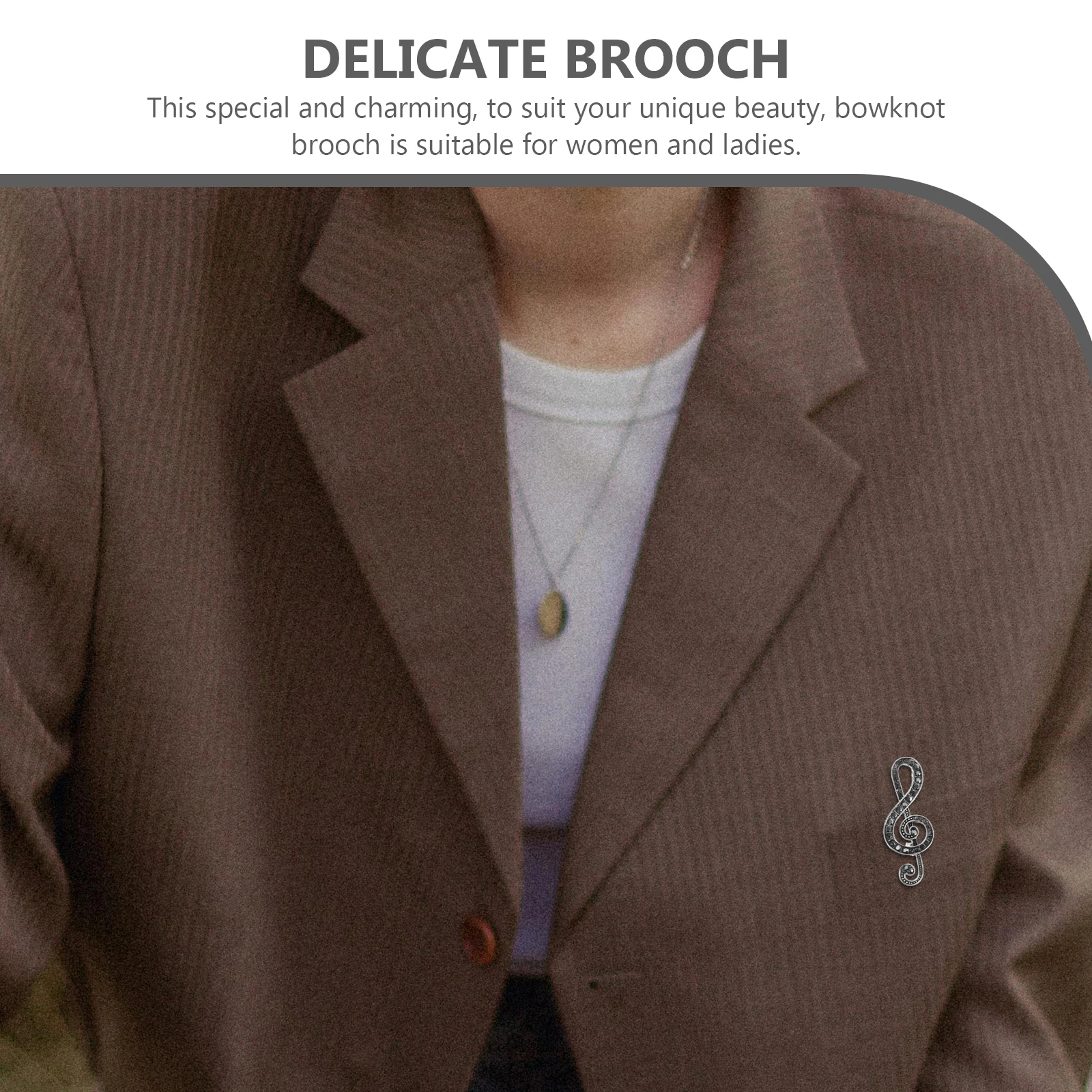 الموسيقية ملاحظة بروش حجر الراين دبوس الزخرفية للقمصان مهرجان حزب مجوهرات أنيقة طوق دبابيس الملحقات