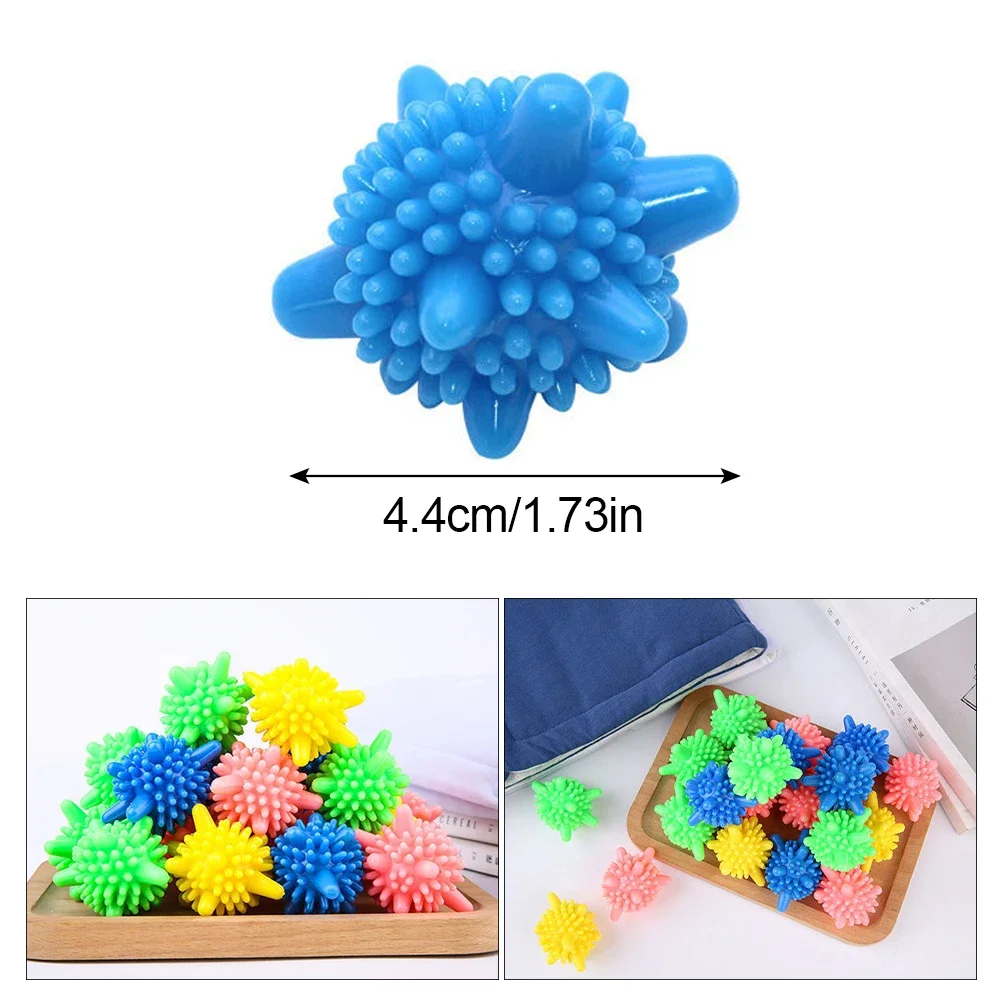 5Pcs Color Random Decontamination Laundry Ball Anti-Tangle Hair Lint Remover Washing Machine Cleaning Ball Household Supplies