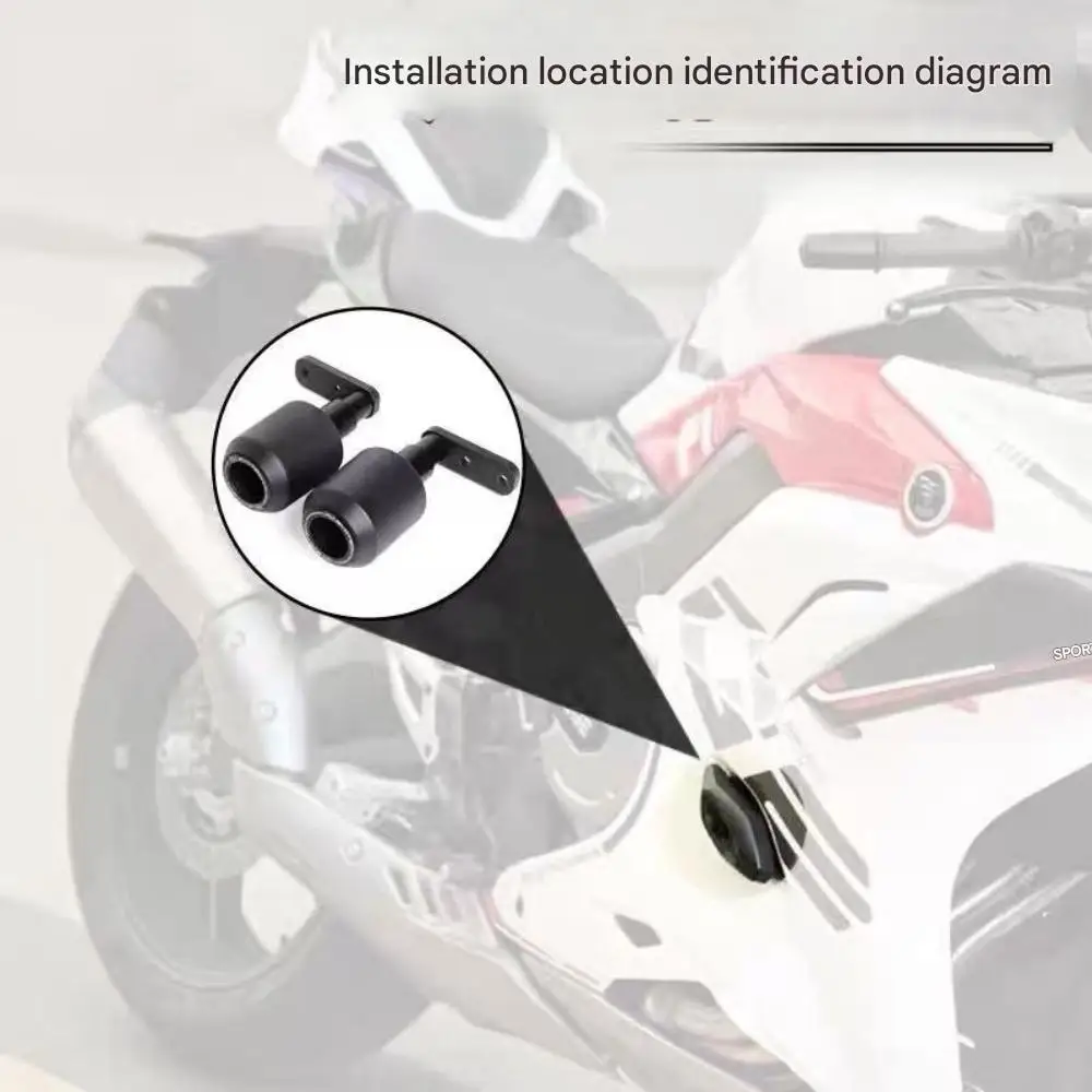 Suitable for VOGE RR660S modification: Aluminum alloy nylon buffer long body protection bar, EP anti-fall ball accessory. wuji