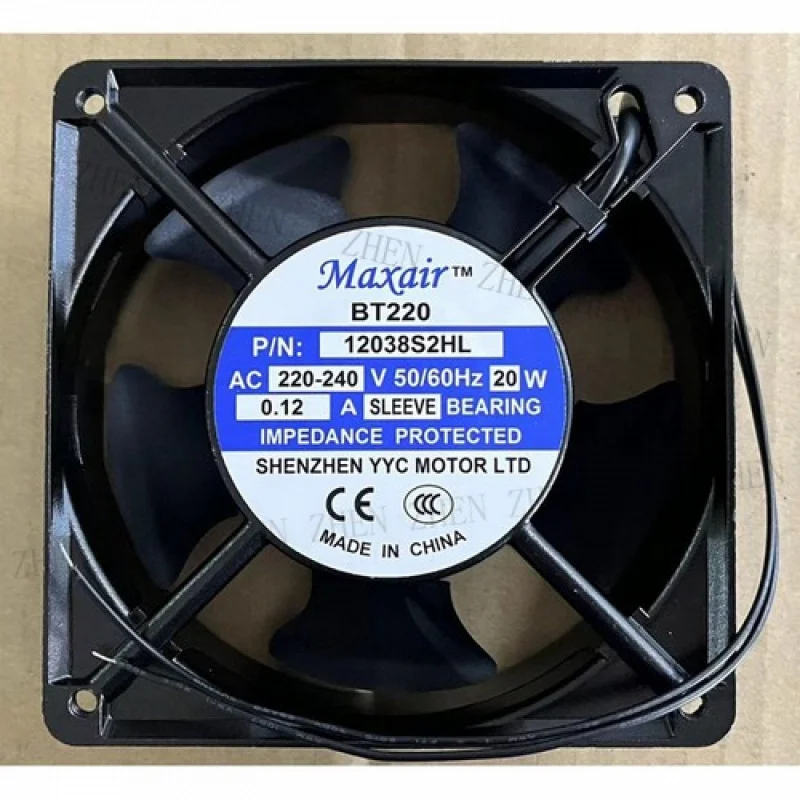 

Y 1 шт. новый для Maxair BT220 12038S2HL AC220-240V 20 Вт 0,12 А 2-проводной охлаждающий вентилятор переменного тока # QW.