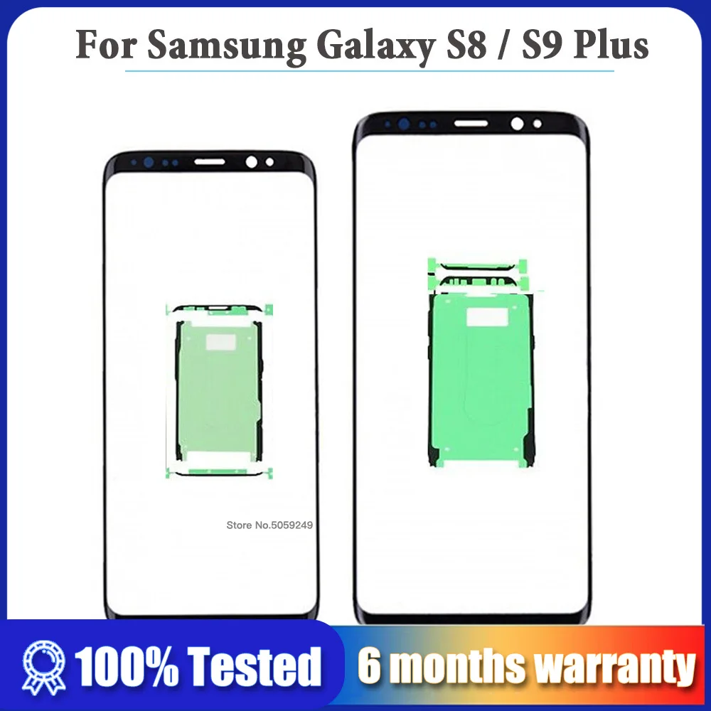 High quality For SAMSUNG Galaxy S8 G950 G950F S8 Plus G955 S9 S9 Plus Note 8 N950F N950 Front Outer Panel Glass Lens Repair part