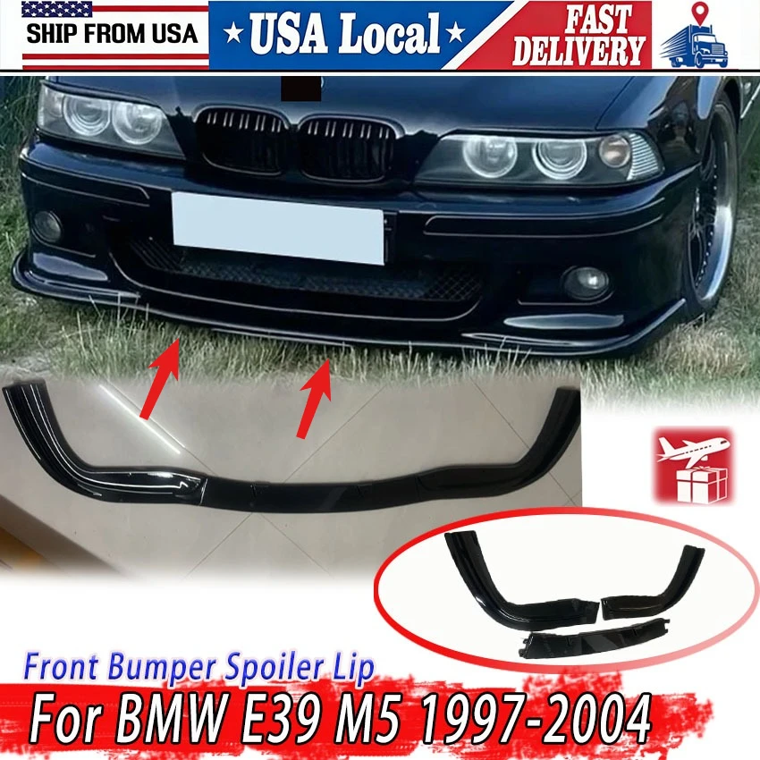 

В наличии на складе в США: сплиттер переднего бампера (нижняя накладка) для BMW E39 M5 1997-2004, тюнинг-комплект обвеса