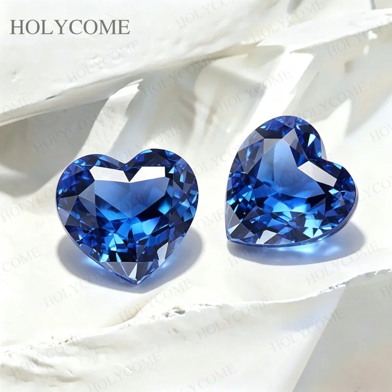 Blauer Saphir Loser Edelstein Schmuck DIY Blauer Edelstein für Schmuckherstellung Halskette Ring Perfekt zum Einlegen Großhandelspreis – Detail 1