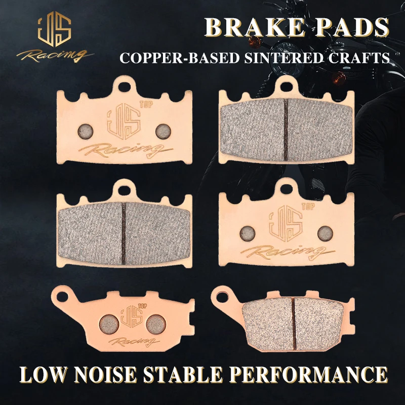 JSRAOIMG Motorcycle Sintered Front & Rear Brake Pads For KAWASAKI KLZ1000 Versys 1000 2012-2019 KLZ1000 Versys 1000LT KLE1000
