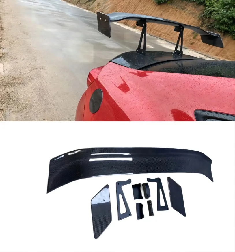 Universele Grote Gt Wing Spoiler Voor Toyota Gt 86 Gt86 Subaru Brz Mustang Bmw M3 M4 M2 Achterspoiler Track carbon Fiber/Frp