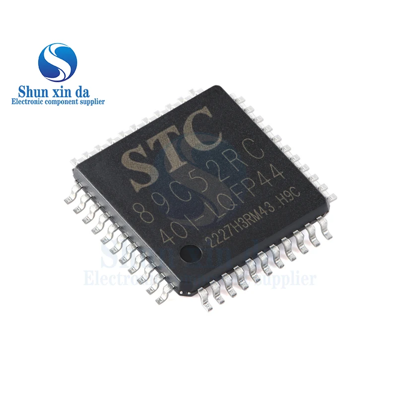 5PCS STC89C52 89C52RC STC89C52RC-40I-LQFP44 STC89C52RC-40I-PDIP40 LQFP DIP SMD STC89C52RC 51 Series Single-chip Microcomputer IC