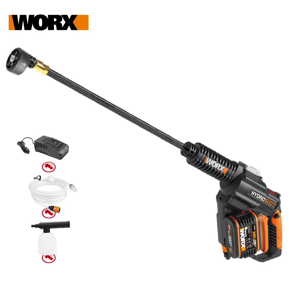 

Мойка Автомобильная Worx, 20 в, Hydroshot WG630E.5