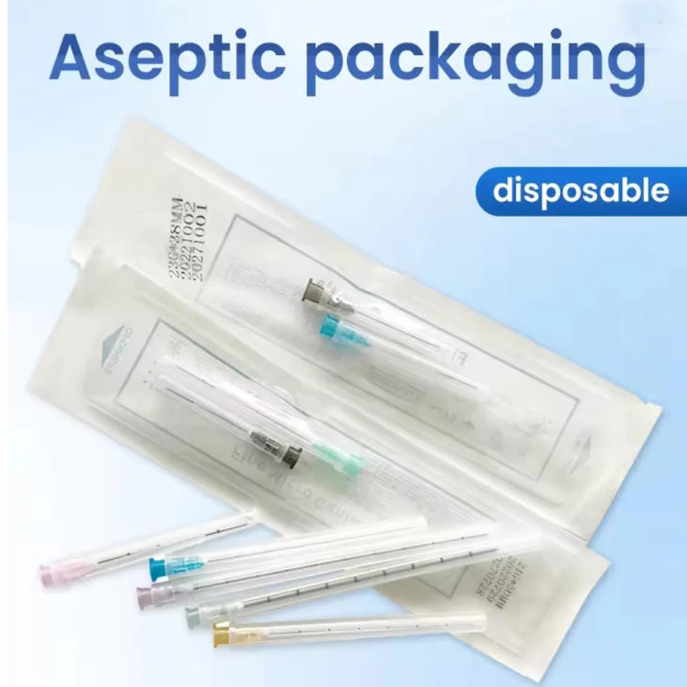Professional MicroNeedles 14G 18G 22G 23G 25G for Fillers Reduce Bruising Swelling Sterile Disposable Blunt Tip needle 38mm 50mm