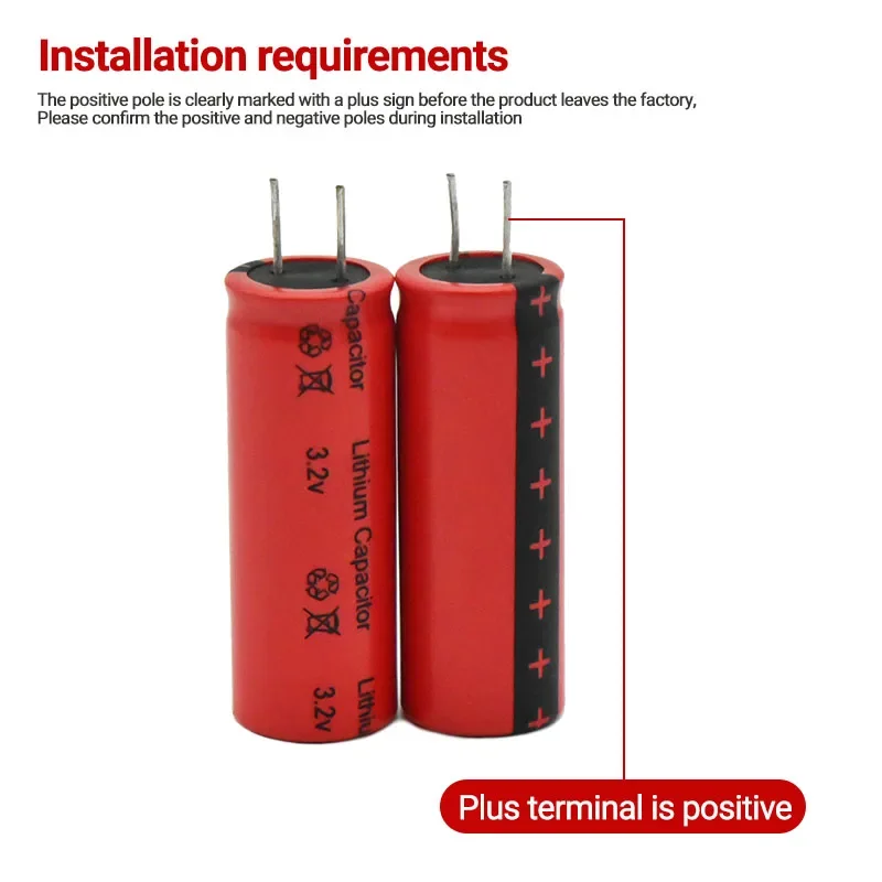 batteries au Lithium 18500 3.2V 1000mAh nouvelle batterie   capacité nominale tension Standard