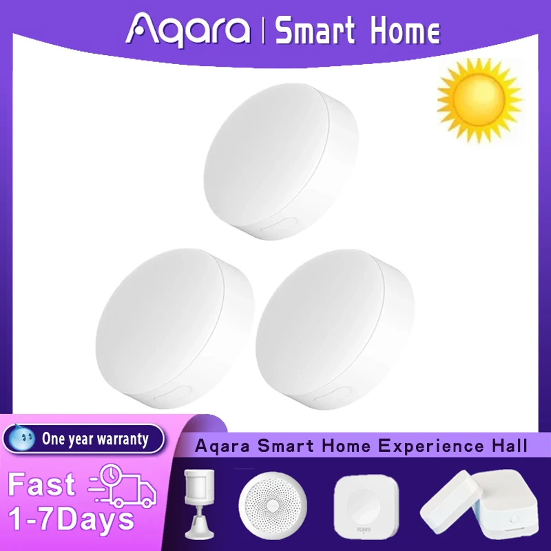 

Aqara Brightness Light Sensor T1 Zigbee 3.0 Smart home Brightness Sensor Light Detector Magnetic Control For Aqara Home Homekit