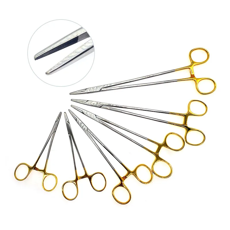 Insert Stainless Steel Needle Holder  Surgical Tools Pet Veterinary  Instruments Needle Holder Multifunctional
