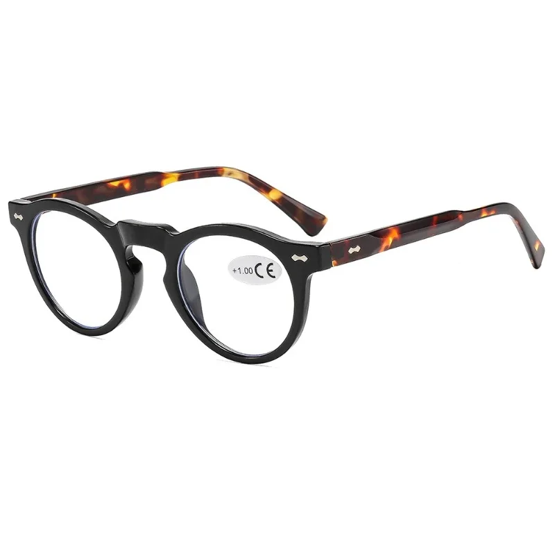 Retro Round Frame Reading Glasses Men Women Anti Blue Light Trends Eyeglasses Fashion High Definition Far Sight Eyewear +1.5+2.5 - Image 5