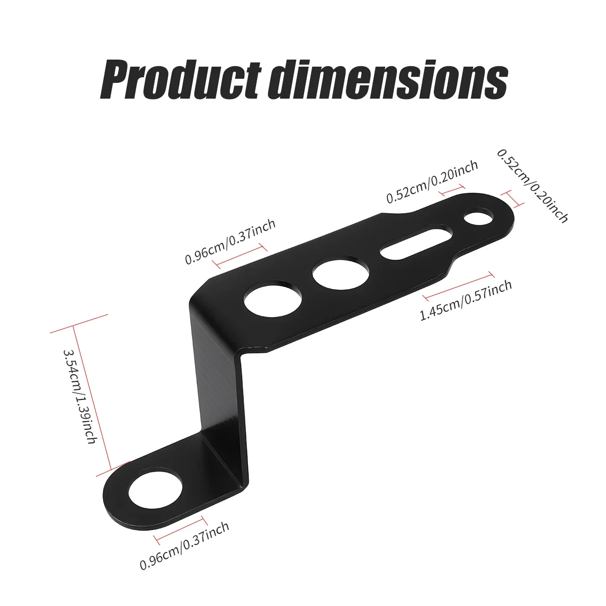 2PCS Aluminum Alloy Motorcycle Auxiliary Headlight Support Bracket Spotlight Clamp Rearview Mirror Lamp Bracket Extension