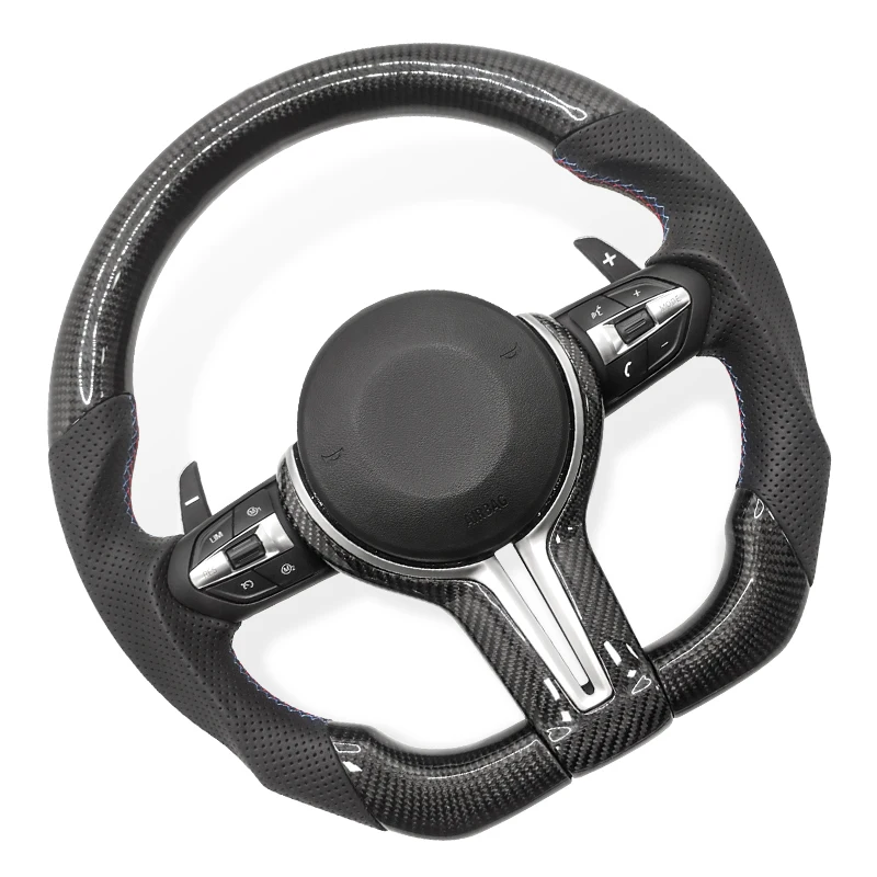 Carbon Fiber Steering Wheel For BMW F30 F10 F11 F31 F20 F21 F22 F15 F16 F35 F36 F32 F80 F82 M3 M4 M5 M6 E90 E92 Car Accessories