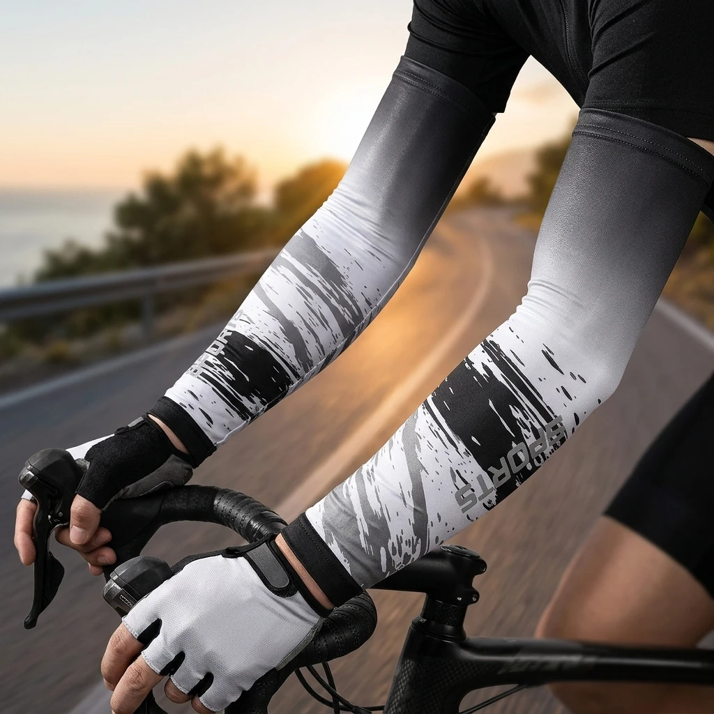 ปลอกแขนผ้าไหมน้ำแข็ง ระบายอากา - Cycling Arm Warmers บทวิจารณ์และราคา