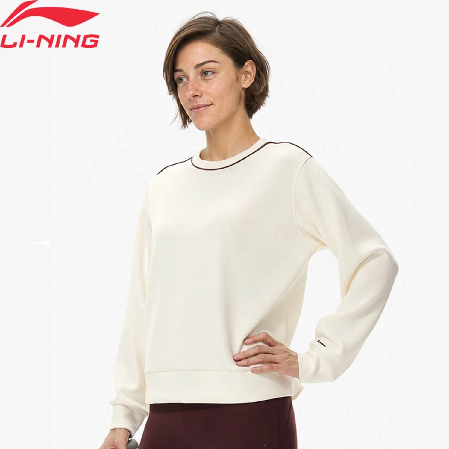 li-ning-women's-training-sweatshirt-loose-fit-59-polyester-33-modal-8-elastane-breathable-lining-fitness-pullover-awdw500