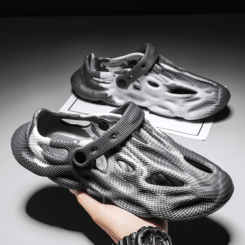 

Men's Breathable Waterproof Sandals Comfortable Casual Outdoor Indoor Lightweight Non-Slip Sandals for Male