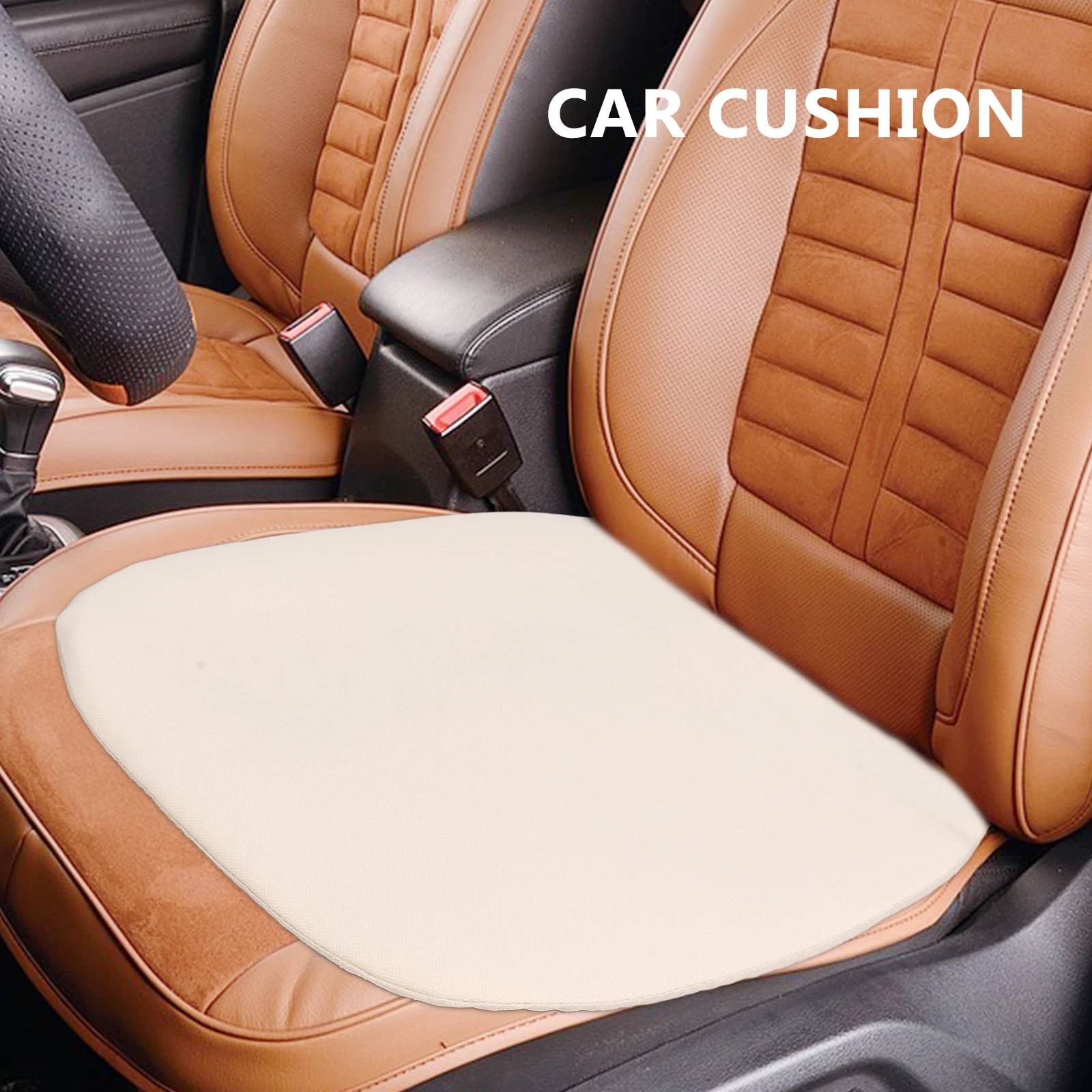 

Cute Cartoon Car Seat Cushion Breathable Cooling Non Slip Seat Pad Truck Driver Cushion Heat Protector Ventilated Mat For