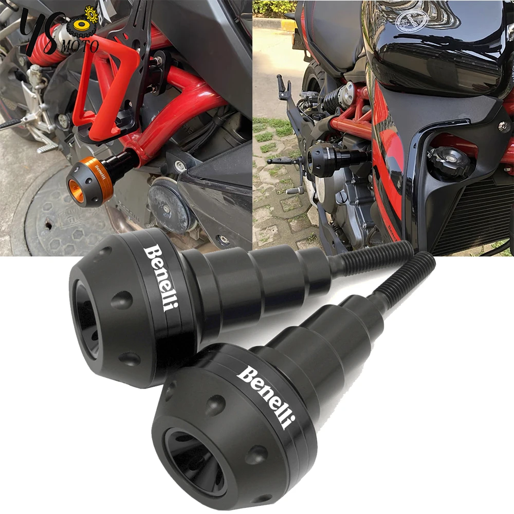 

Logo Benelli Motorcycle New Frame Slider Crash Protect Pads CNC Accessories For Benelli BN300 BN600 TNT300 TNT600 BN TNT 300 600