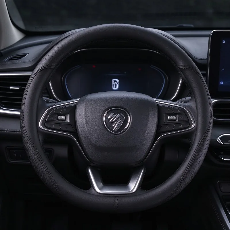 For Foton O+D Type Steering Wheel Cover,Nappa Leather,Stylish,Anti-slip,Comfortable,Durable,37-38cm,Car Accessories