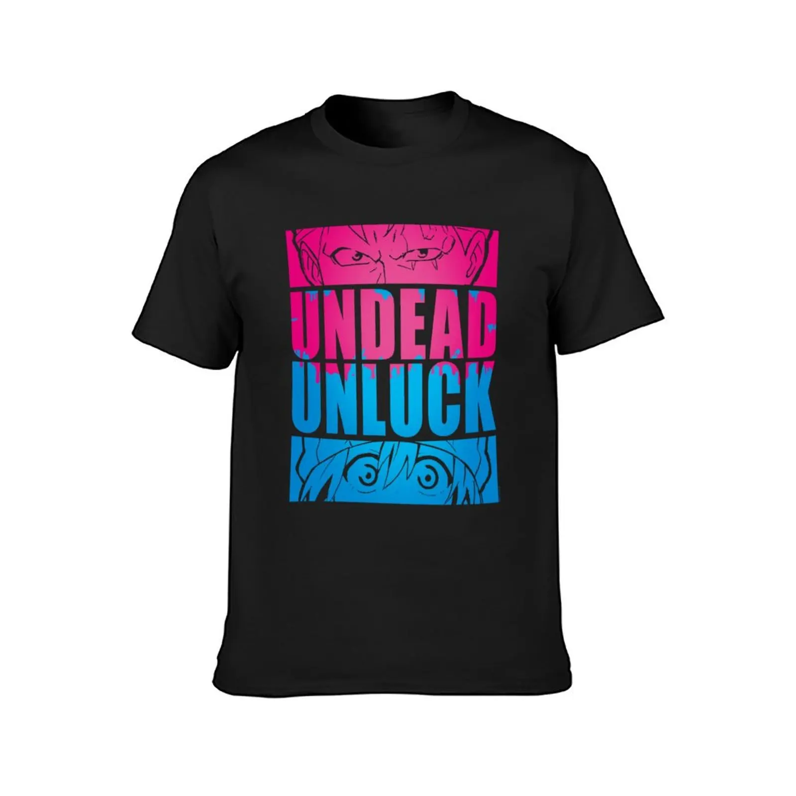 Undead Unluck Andy & Fukko Eye Panels T-Shirt funnys Short sleeve tee mens plain t shirts