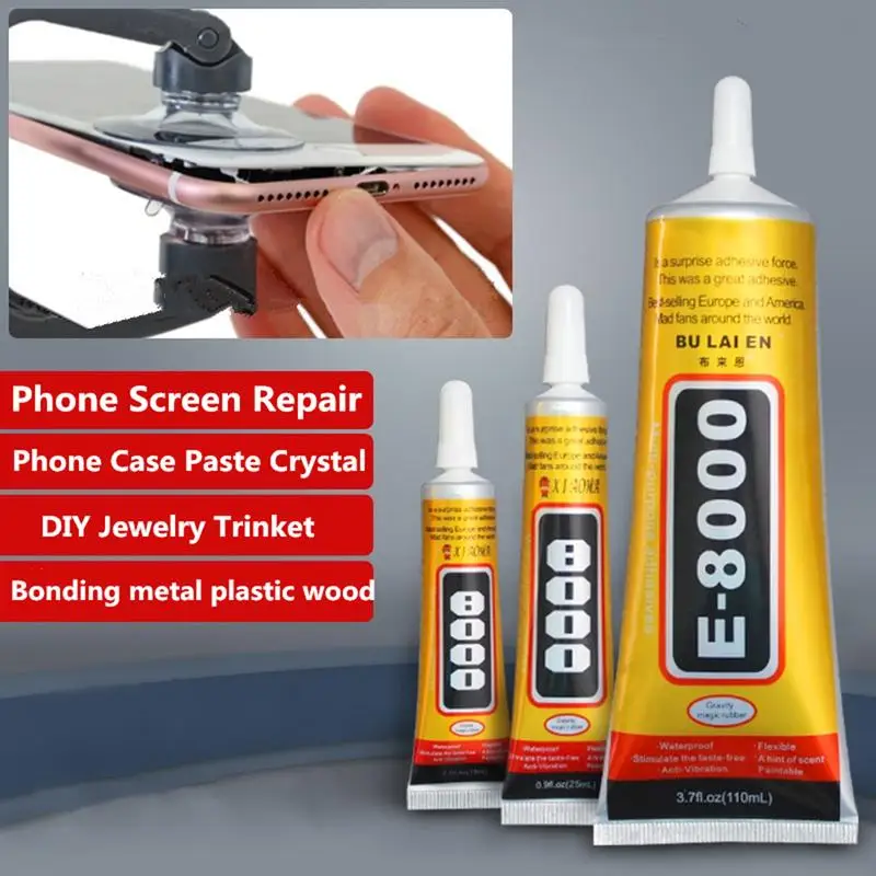 T-7000 Lijm E-8000 Lijm 15Ml/50Ml Mobiele Telefoon Reparatie Lijm Mobiele Deur En Raam Reparatie Lijm Auto Beauty Lijm