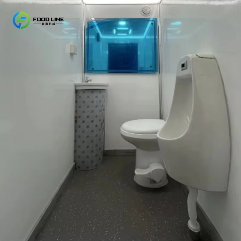 Rust Proof All Terrain Mobile Restroom Trailer for Commercial Long Term Use Custom