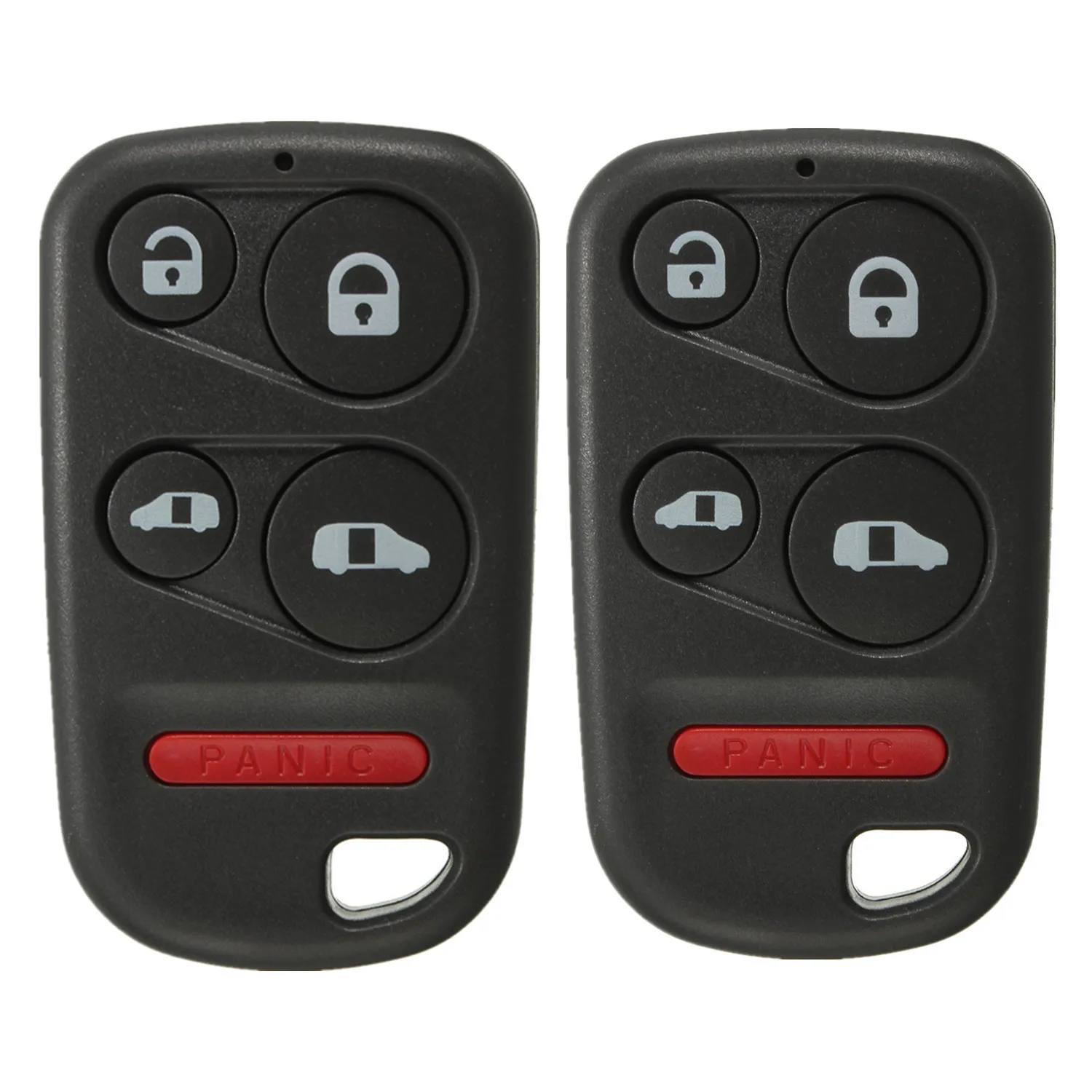 

WFMJ 2Pcs For Honda Odyssey 2001 2002 2003 2004 5 Buttons Car Remote Key Case Cover Key Shell