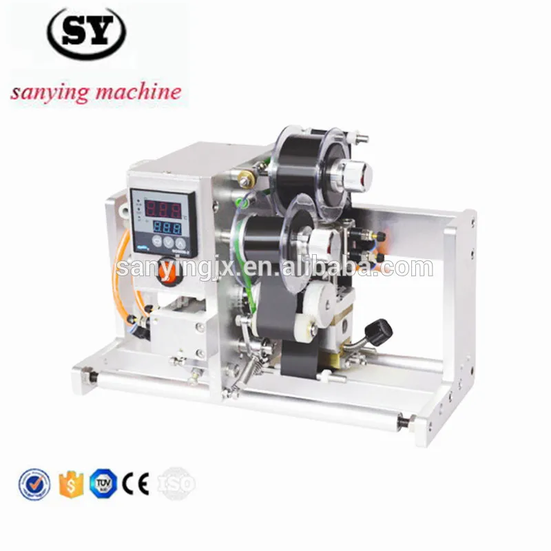 HP-241QS Pneumatic Batch Number Expiry Date Coding Machine Color Ribbon Hot Printing Machine