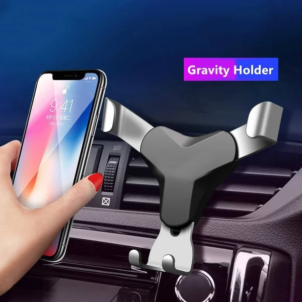 Soporte Universal para teléfono móvil, accesorio para ventilación de aire en el coche, No magnético, para iPhone, huawei