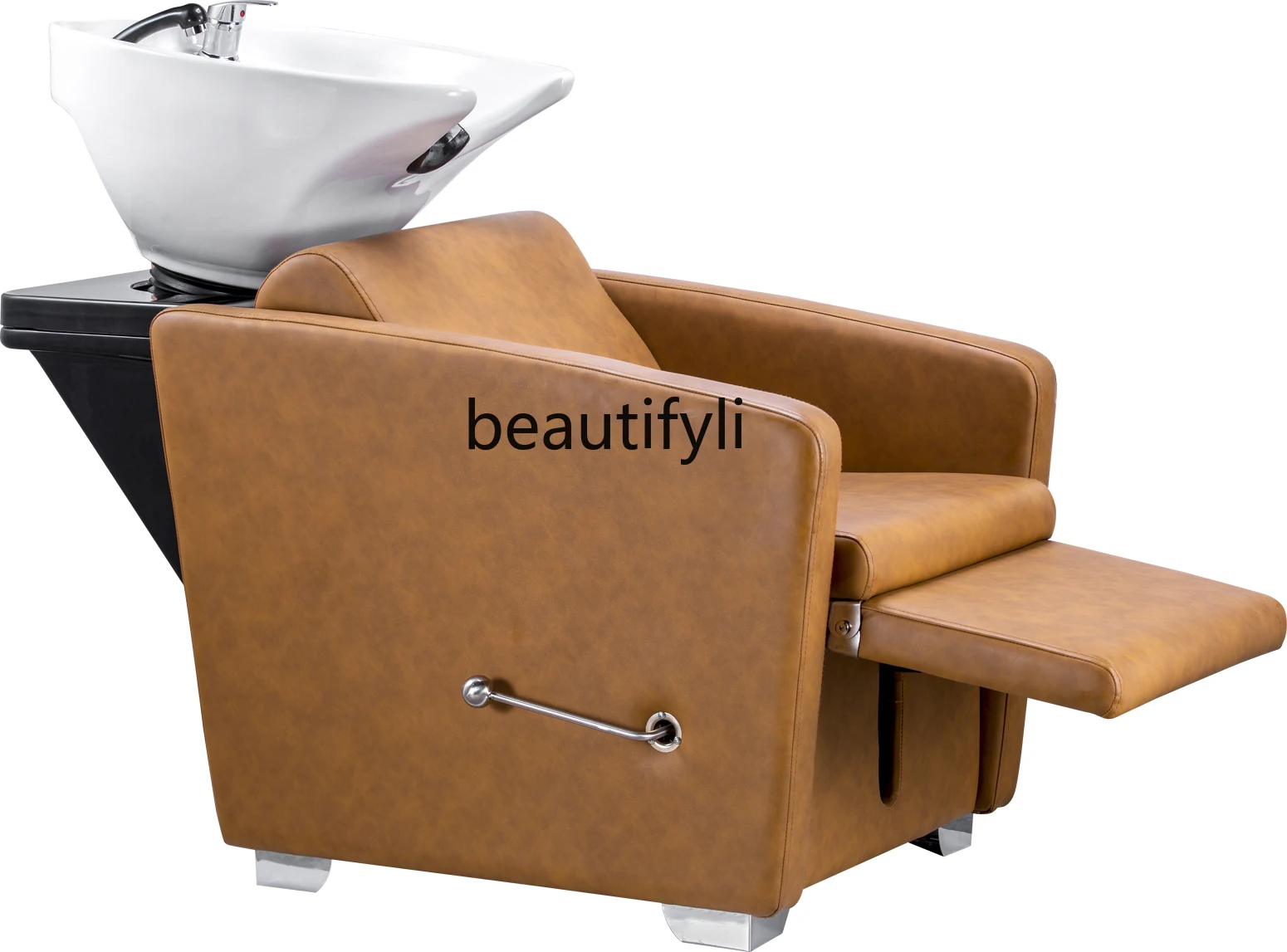 Sitting Shampoo Chair Hair Salon Flush Hair Salon Ceramic Shampoo Chair Beauty Salon