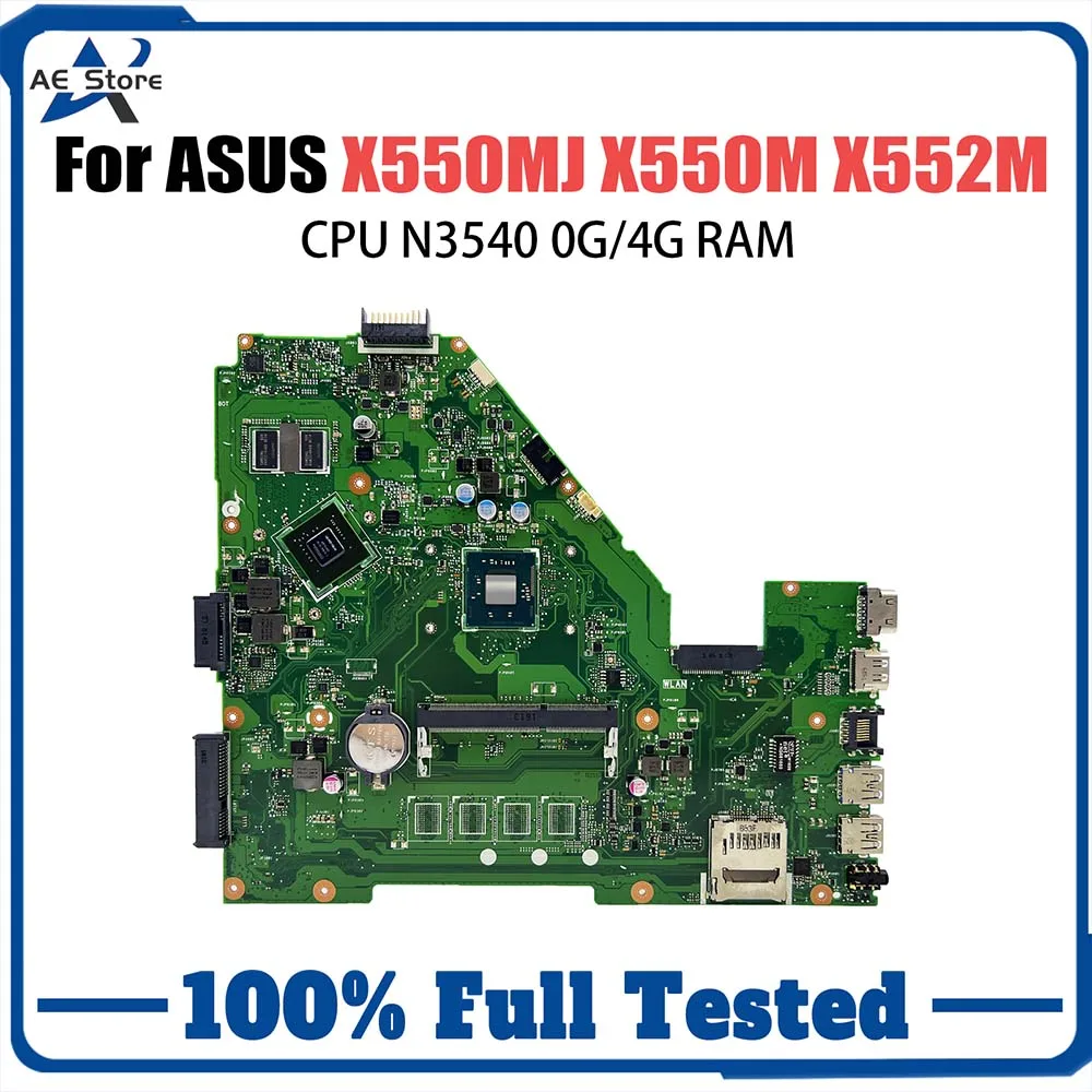 

X550MD with N2840 N3540 CPU GT920M RAM-0GB Mainboard For ASUS X550MJ X552M X550M Y582M DX992M Laptop Motherboard