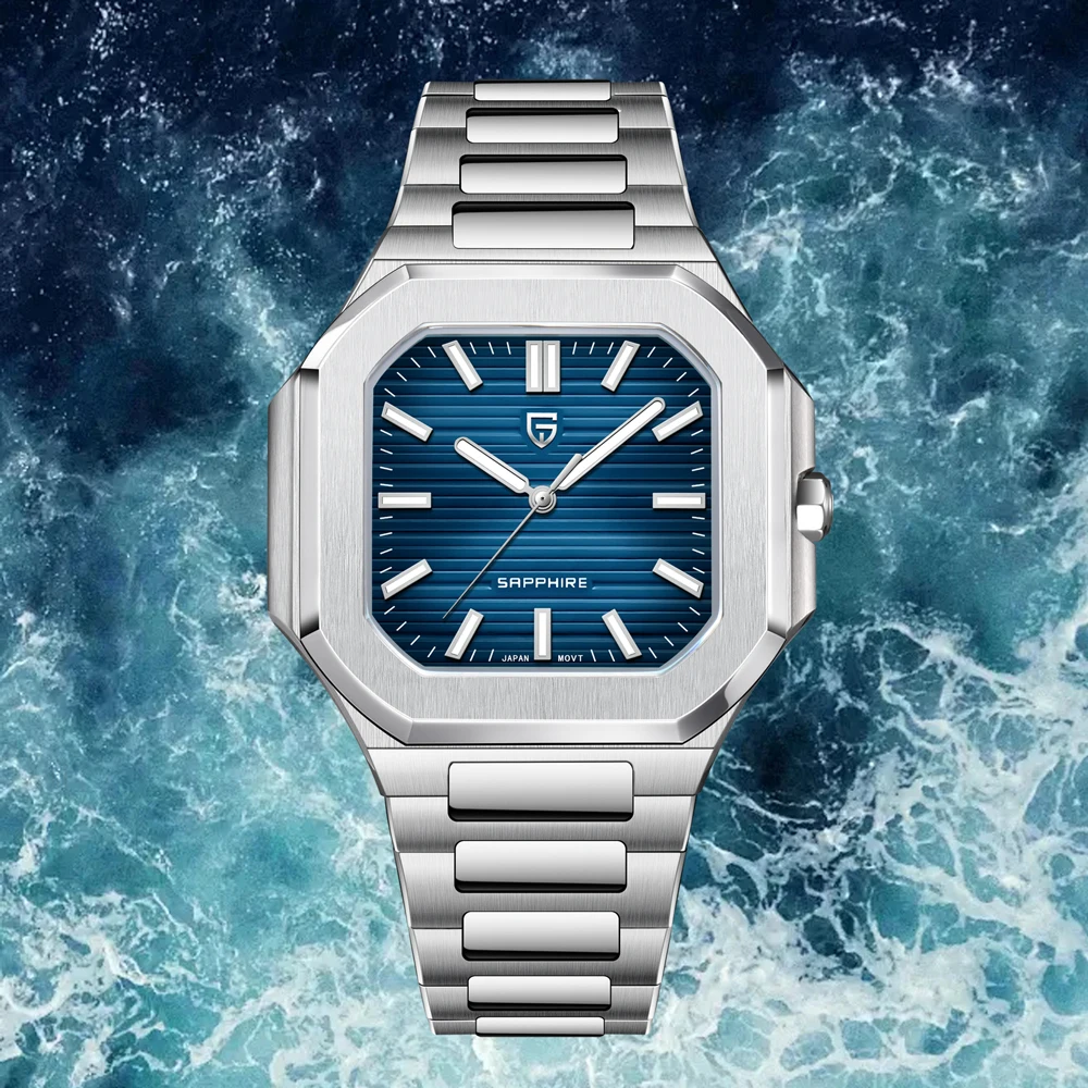 

PAGANI DESIGN 2025 часы мужские роскошные ретро кварцевые мужские часы из нержавеющей стали с сапфировым стеклом TMI VH31 механизм 50 м водонепроницаемые