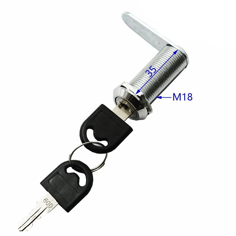 Cam Lock Security Lock 16-40mm Cabinet Cam Lock Door Barrel Drawer Filing Cabinet Post Mail Box Furniture Locker Cupboard 2 Key image 6