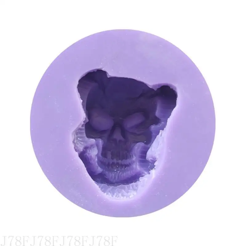 

J78F Twin Snakes Skull Silicone Epoxy Resin Casting Mold Ornament Jewelry Making