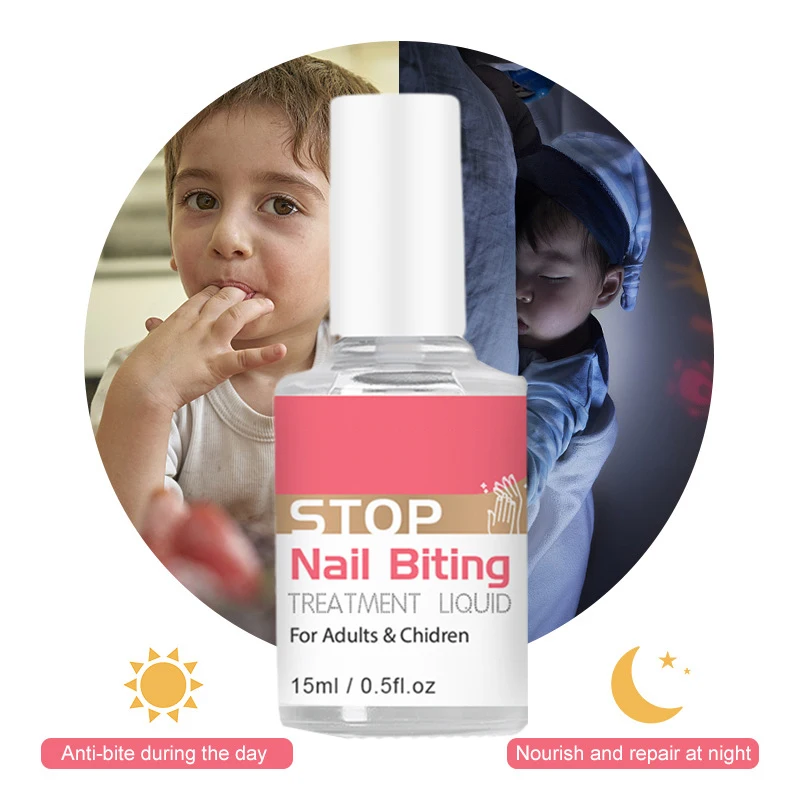 10ml Stop Nail Biting Treatment Liquid Stop Bitter Liquid Cuticle Care Supplies For Children Adults