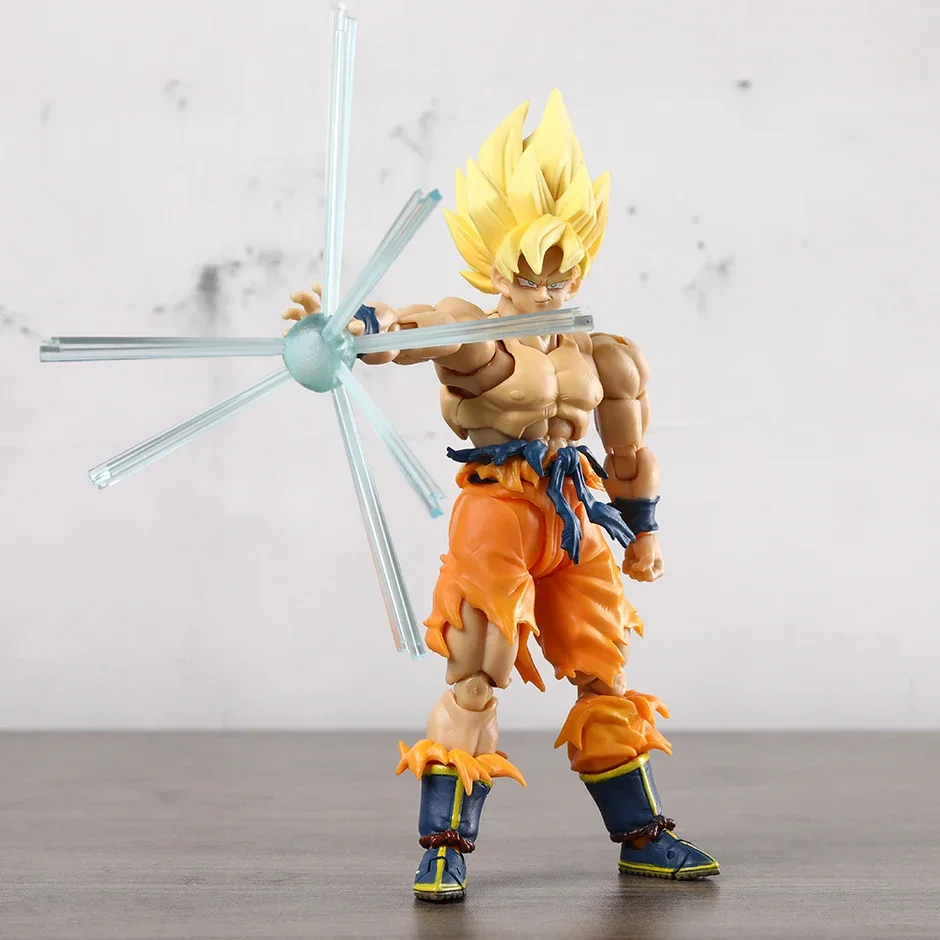 Dragon Ball Z Super Saiyan Goku (Legendario) Awakening PVC figura de acción muñeca coleccionable en miniatura regalo