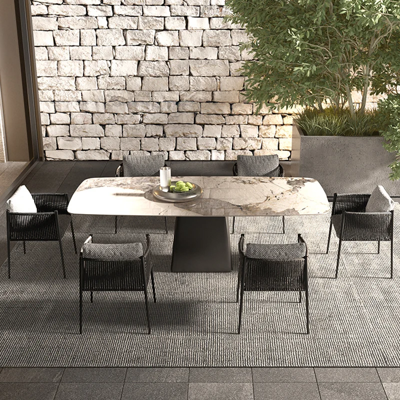 Luxury Modern Garden Furniture Sets Mobile Outdoor Study Writing Gaming Garden Furniture Sets Designer Mesa Commercial Furniture