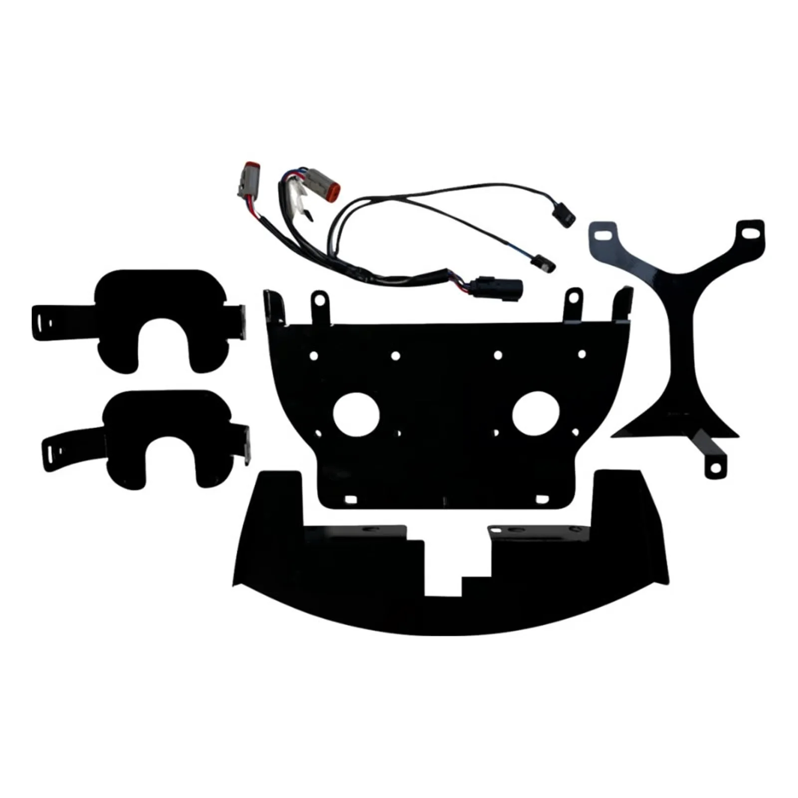 Damei Dual LED Headlight Conversion Kit With Speed Plates For Harley Road Glide FLTRX FLTRXSE FLTRXSTSE FLTRT 2023-2026