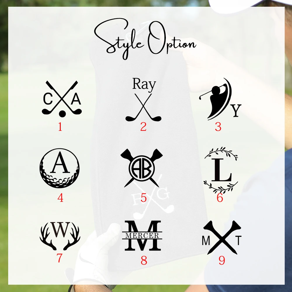 Toalla de Golf bordada personalizada para despedida de soltera, regalo para el Día del Padre, padrino de boda, los mejores favores para hombres,