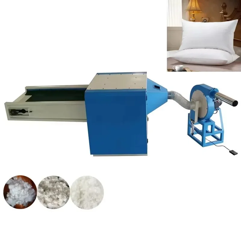 【2026】Hot Sale Pillow Soft Cotton Stuffing Filling Machine Pillow Cushion Filler Small Cotton Fiber Blower Filler Machine for Pi