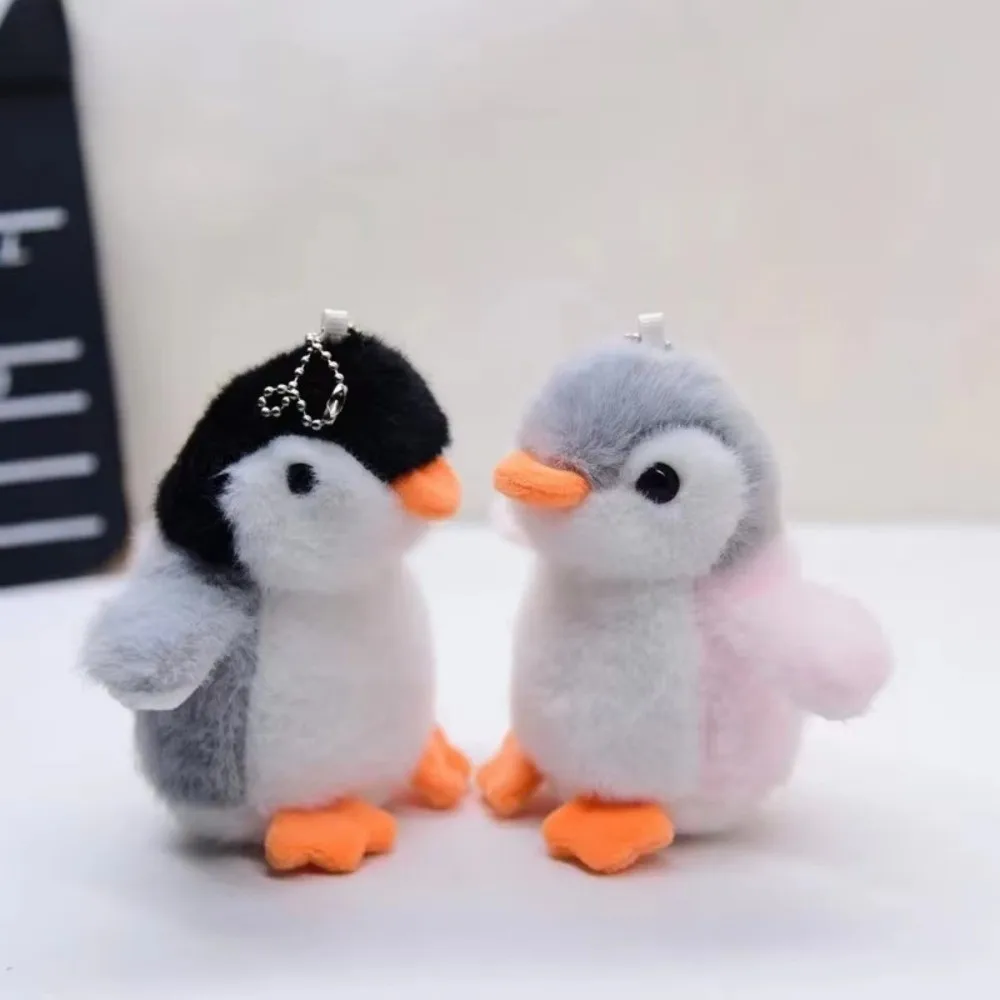 Plush Soft Stuffed Toy  Cute Cartoon Penguin Doll Bag Charms Pendant Accessories Car Keyrings For Girls Kawaii Gift