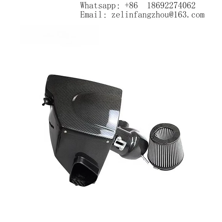 

Airspeed Brand Perfect Fitment Aerodynamic 100% Dry Carbon Fiber Cold Air Intake System For Cadillac CT4,CT5