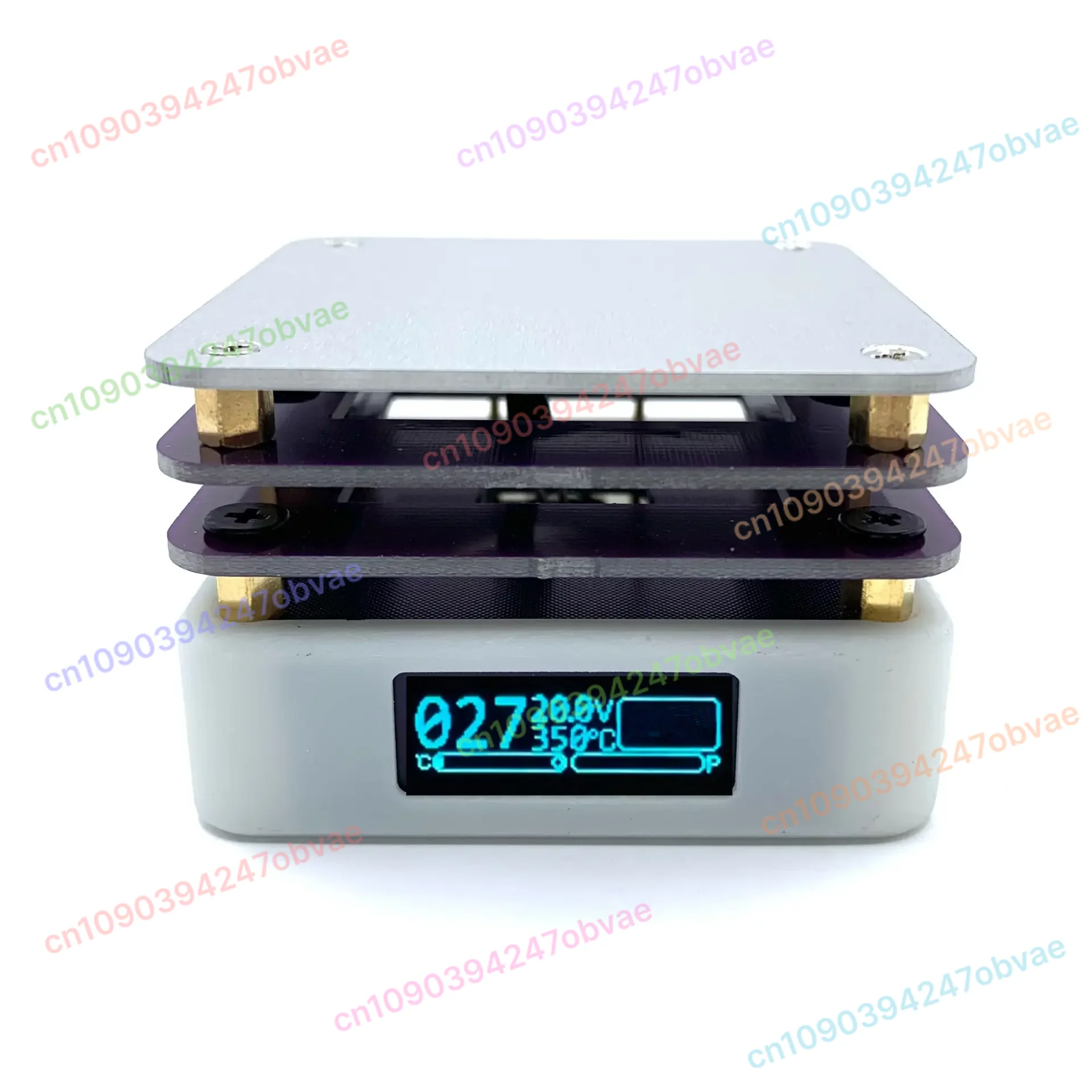 

PD 65W mini thermostat heating plate preheater led light display, reflow soldering table, welding heating table（1pcs）