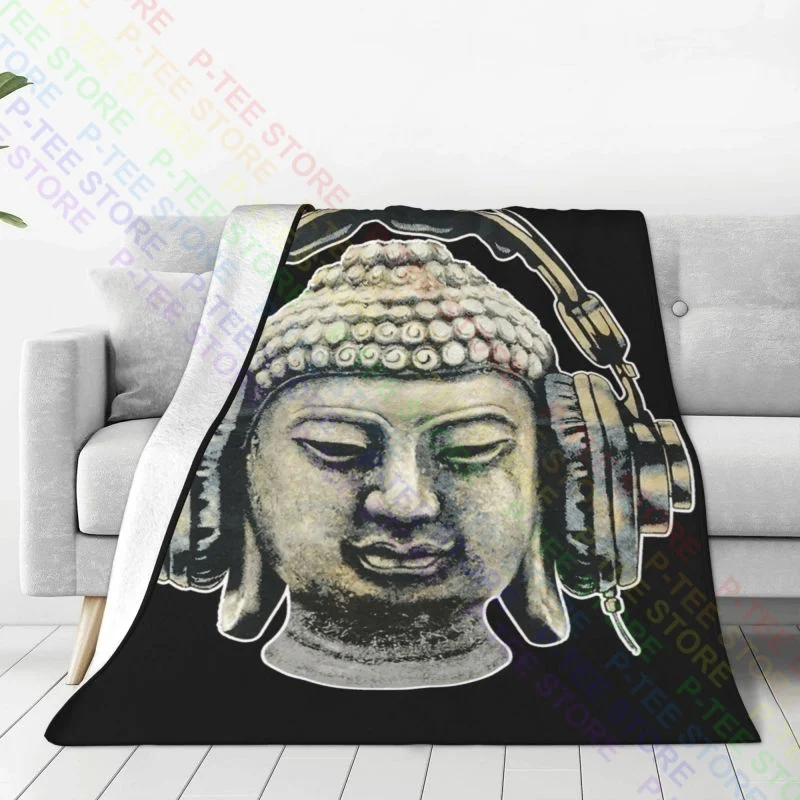 Dj Buddha Headphones Music Club Trance Goa Techno Hip Hop Blanket Fashion New Style Home Decotation