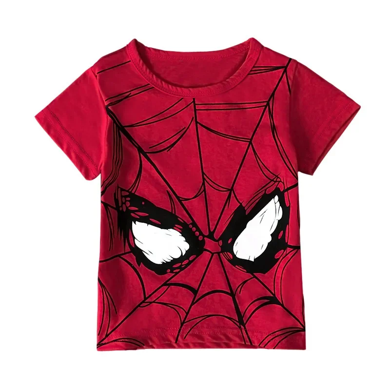 2024 Summer T-shirt Children Clothes Kawaii Superman T Shirts Anime Casual Clothes Kid Girl Boy Cartoons Top Tee Shirt Children