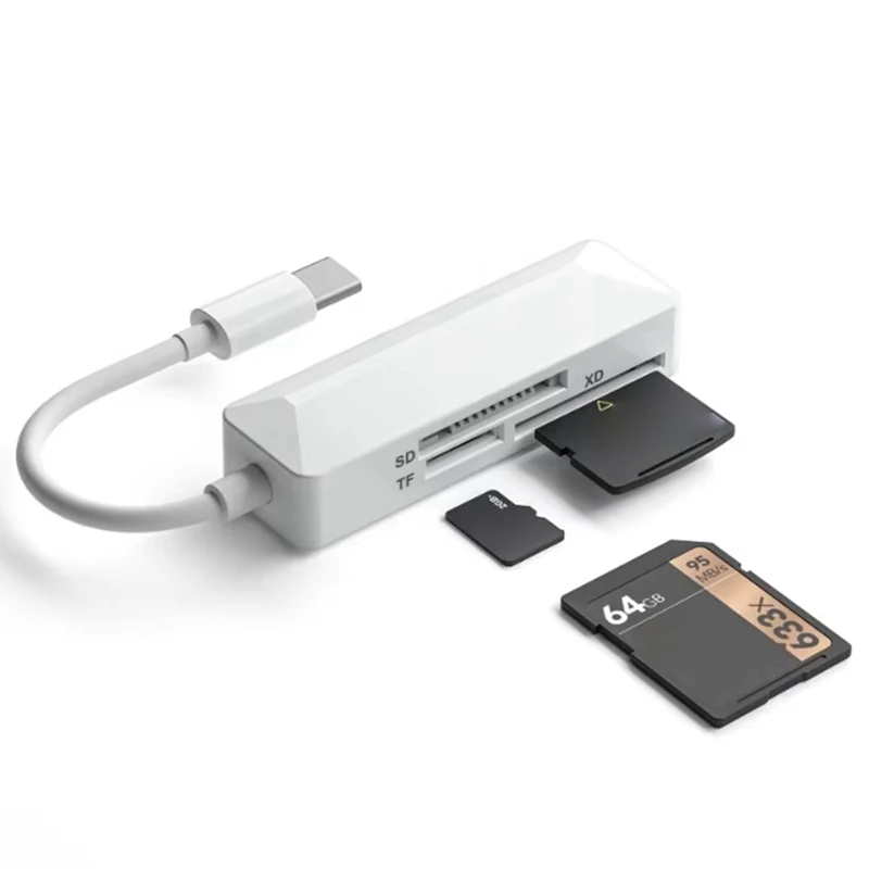 Card Reader Universal SD TF SD Card Reader USB C High Speed Memory Card Reader Converter for Phones Laptop-A82Z