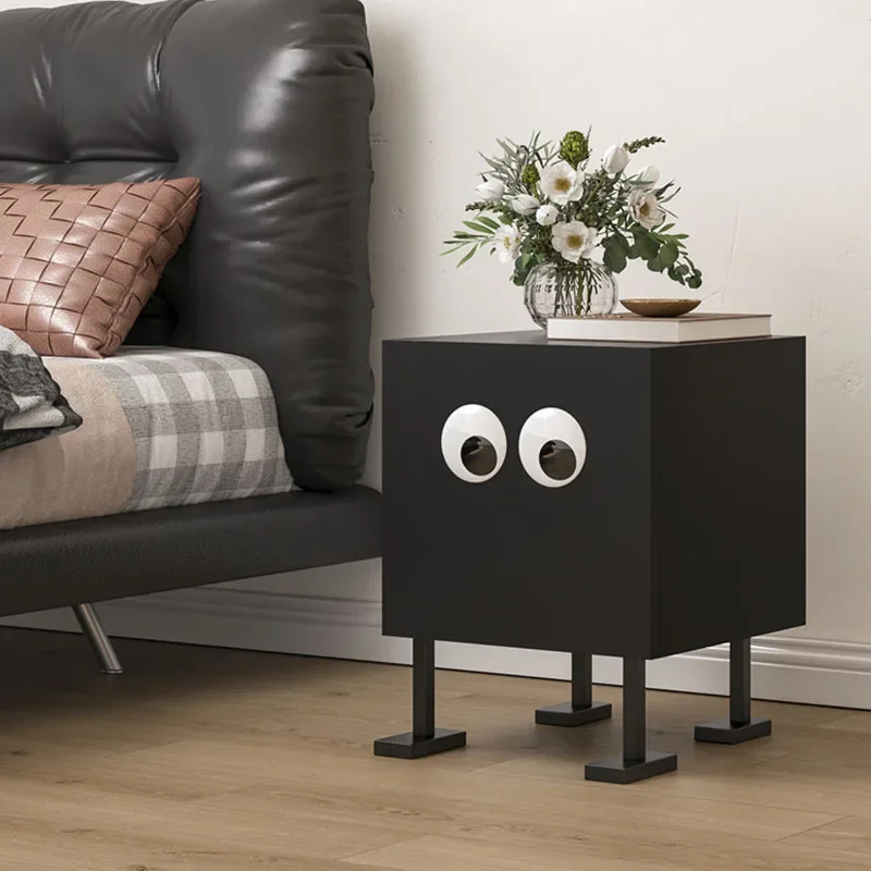 

Черная прикроватная тумбочка для хранения, шкаф для хранения, органайзер, модная Корейская прикроватная тумбочка для патио, мебель для отеля